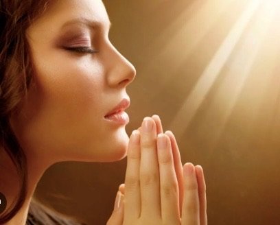 Woman praying